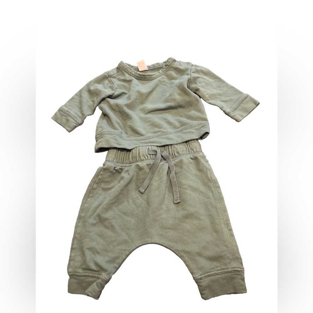 Nordstrom 3 month Bluish Green Baby Outfit Set